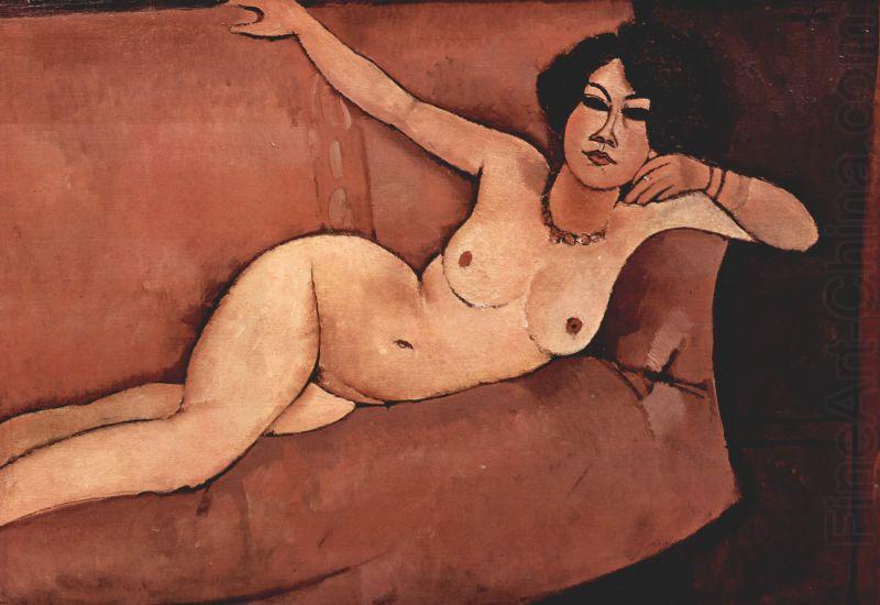 Akt auf Sofa, Amedeo Modigliani